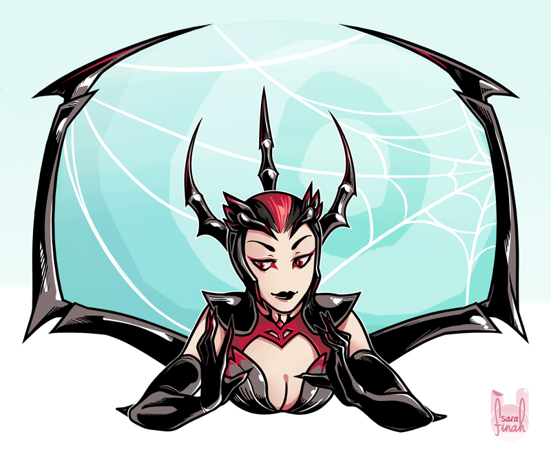 Elise The Spider Queen Wallpaper By