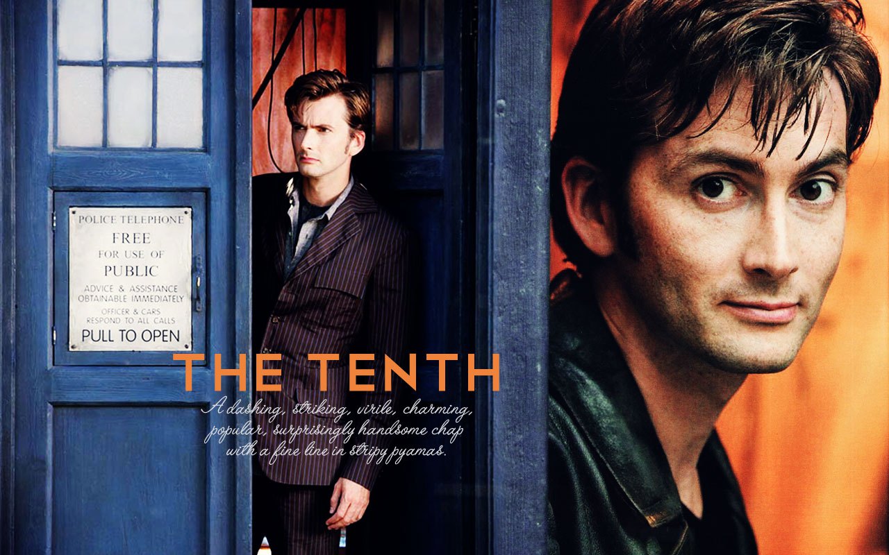 Text Tardis David Tennant Doctor Who Tenth New HD Wallpaper
