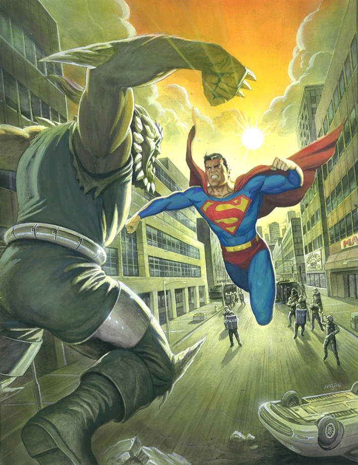 Superman Vs Doomsday By Habjan81