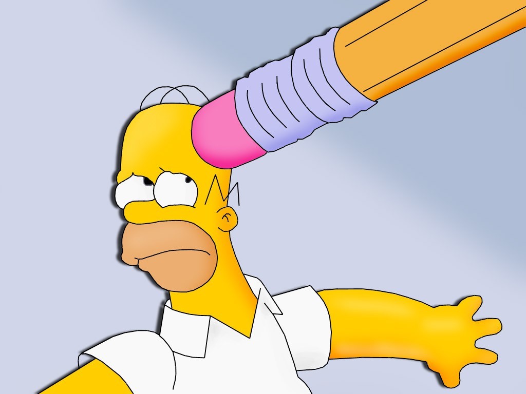 Homer Simpson Funny HD Wallpaper Cartoon