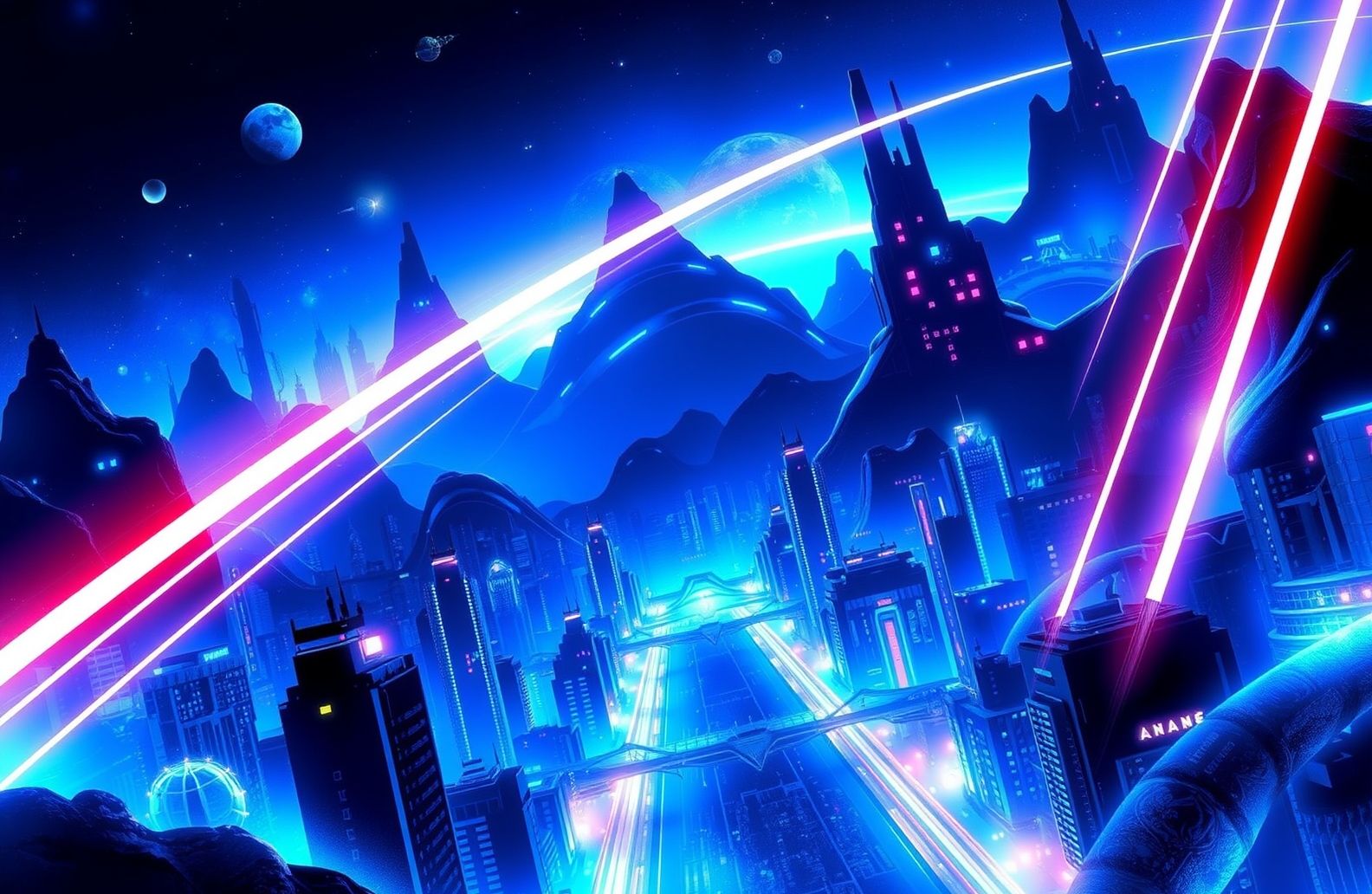Blue Gaming Wallpaper