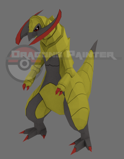 Pixelmon Haxorus Model By Dragonspainter