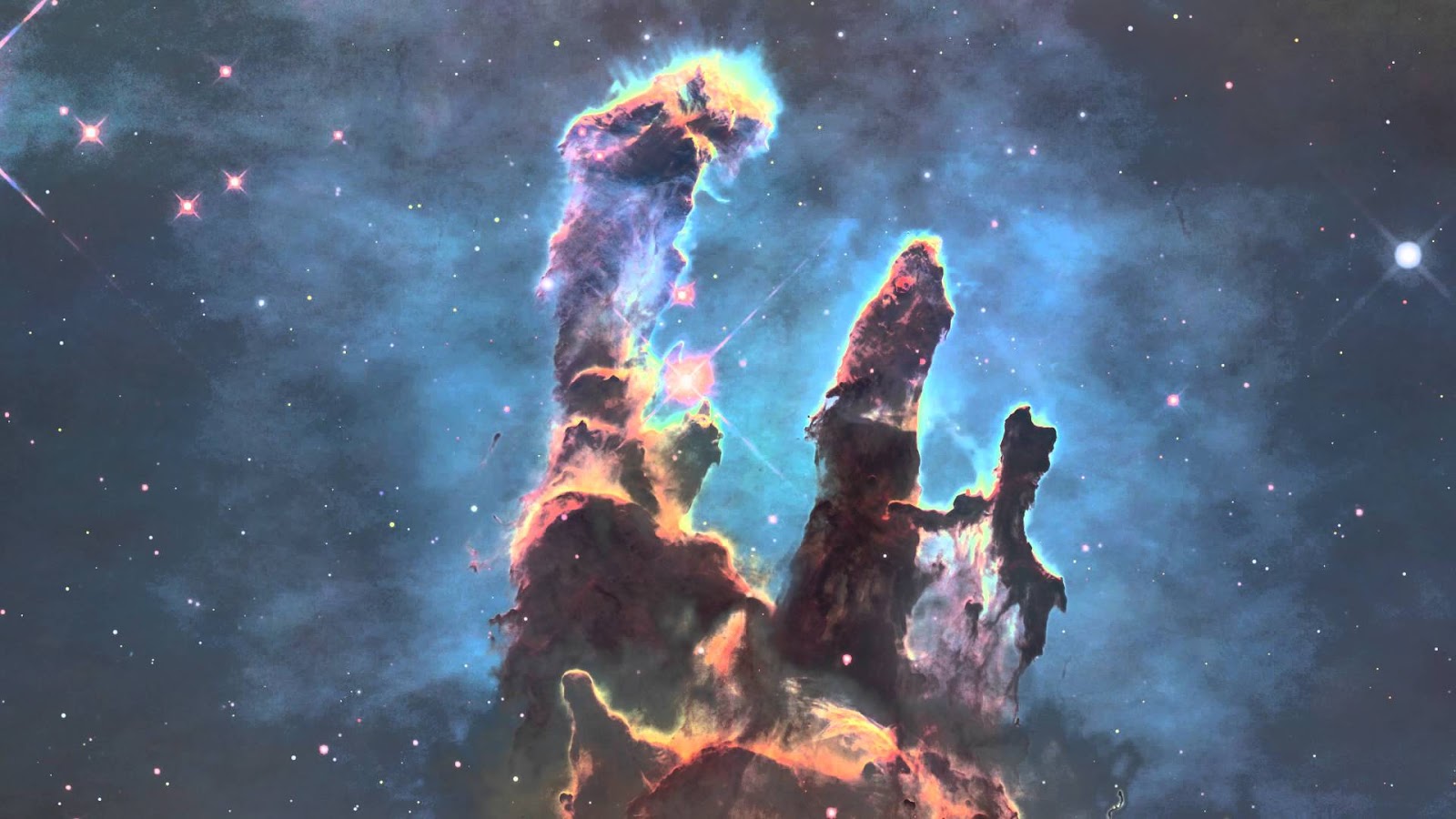 Pillars of Creation M16 eagle nebula nebula Hubble HD wallpaper   Peakpx