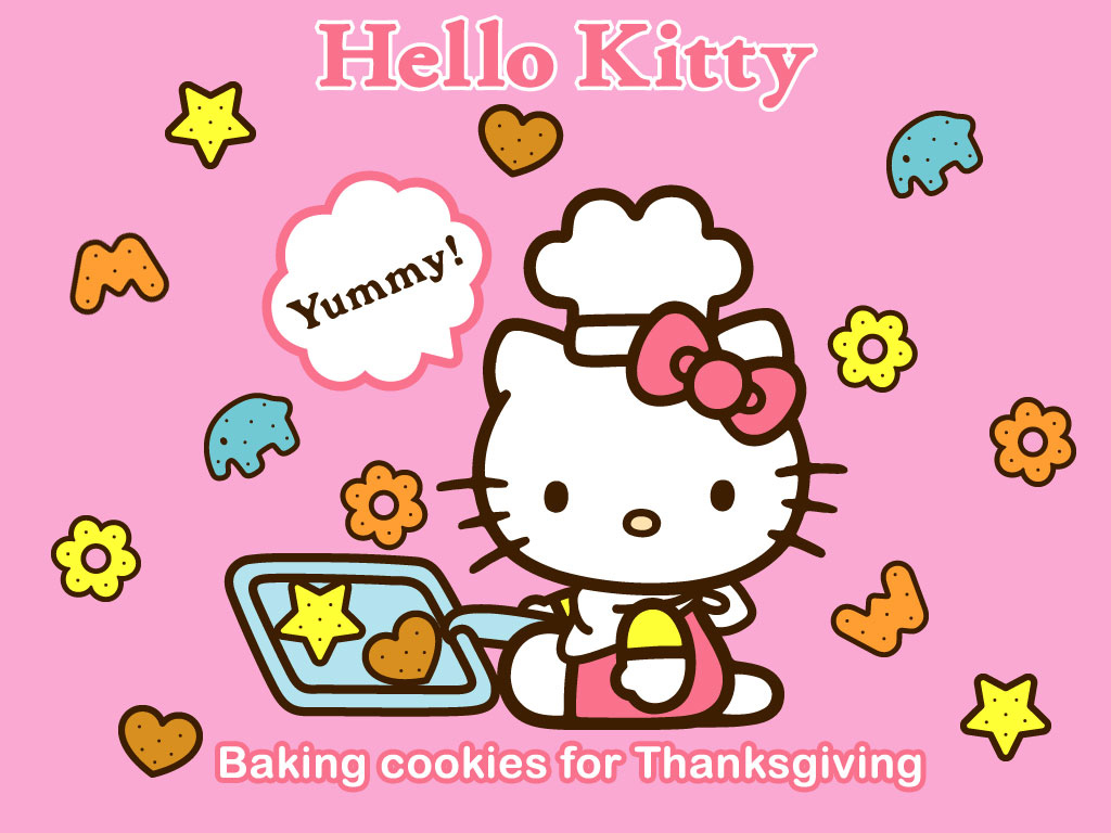 Thanksgiving Wallpaper Hello Kitty And