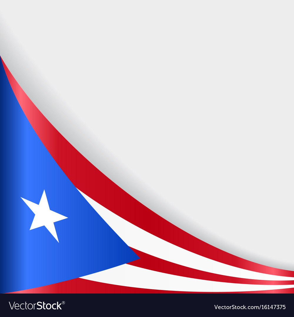 Puerto Rican Flag Background Royalty Vector Image