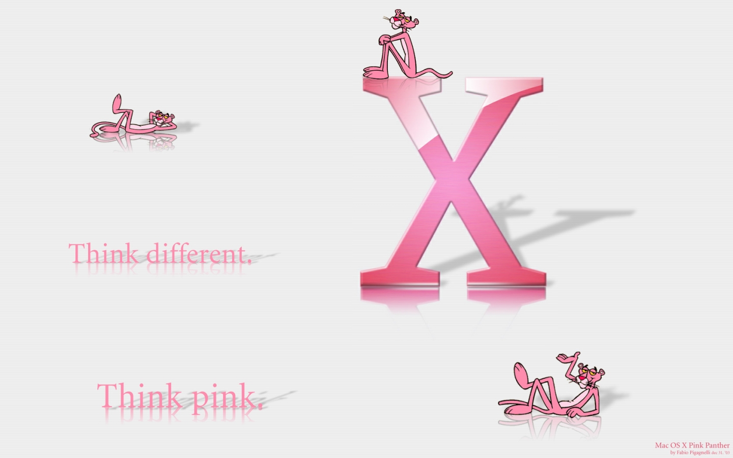 pink panther Computer Wallpapers Desktop Backgrounds 1440x900 ID