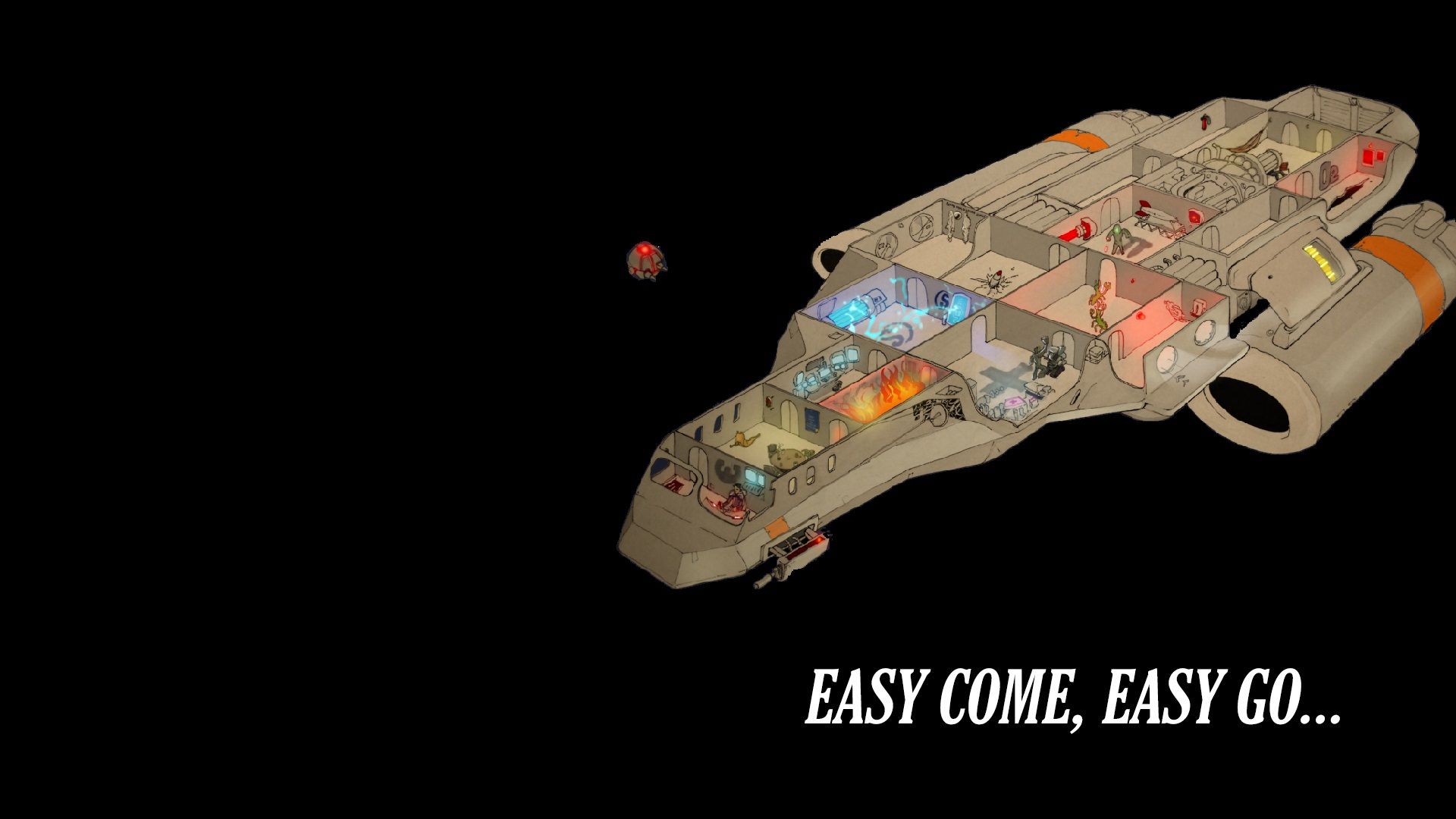 Ftl With A Cowboy Bebop Reference Wallpaper