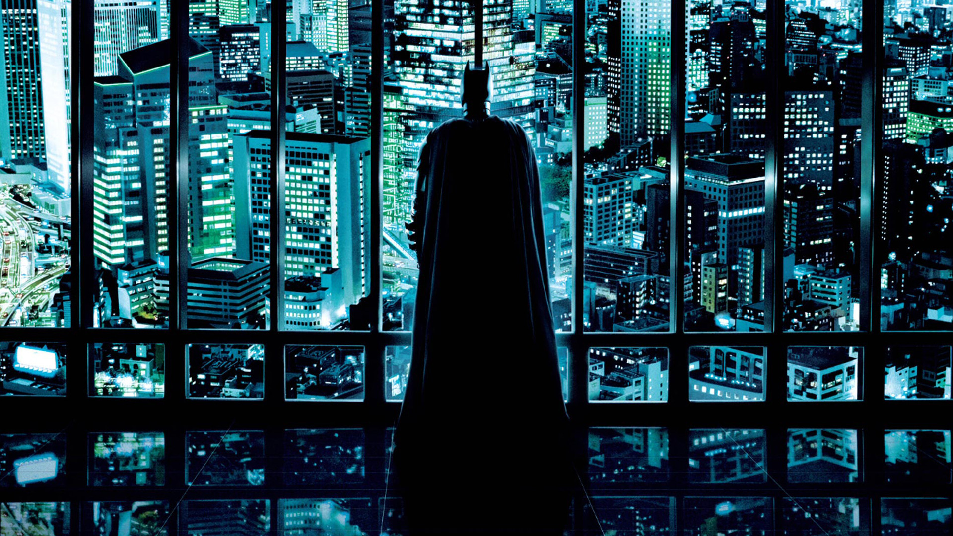 The Dark Knight Batman Superhero City Window Sup Wallpaper