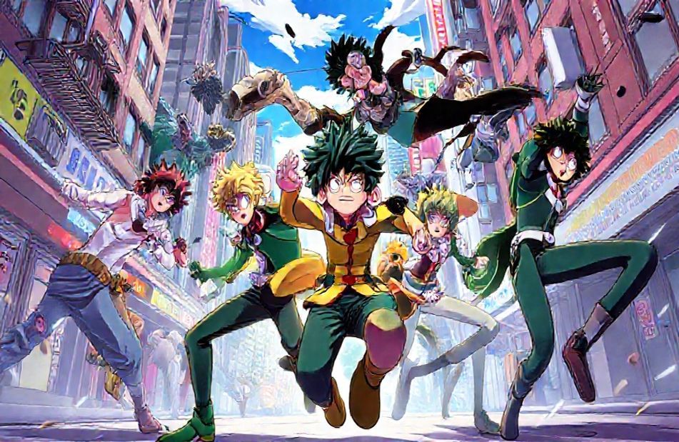 My Hero Academia Two Heroes Wallpaper