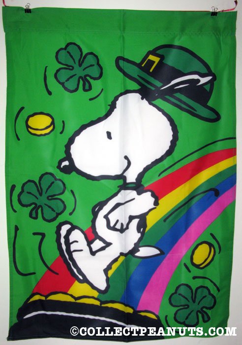 Peanuts St Patrick S Day Flags Collectpeanuts