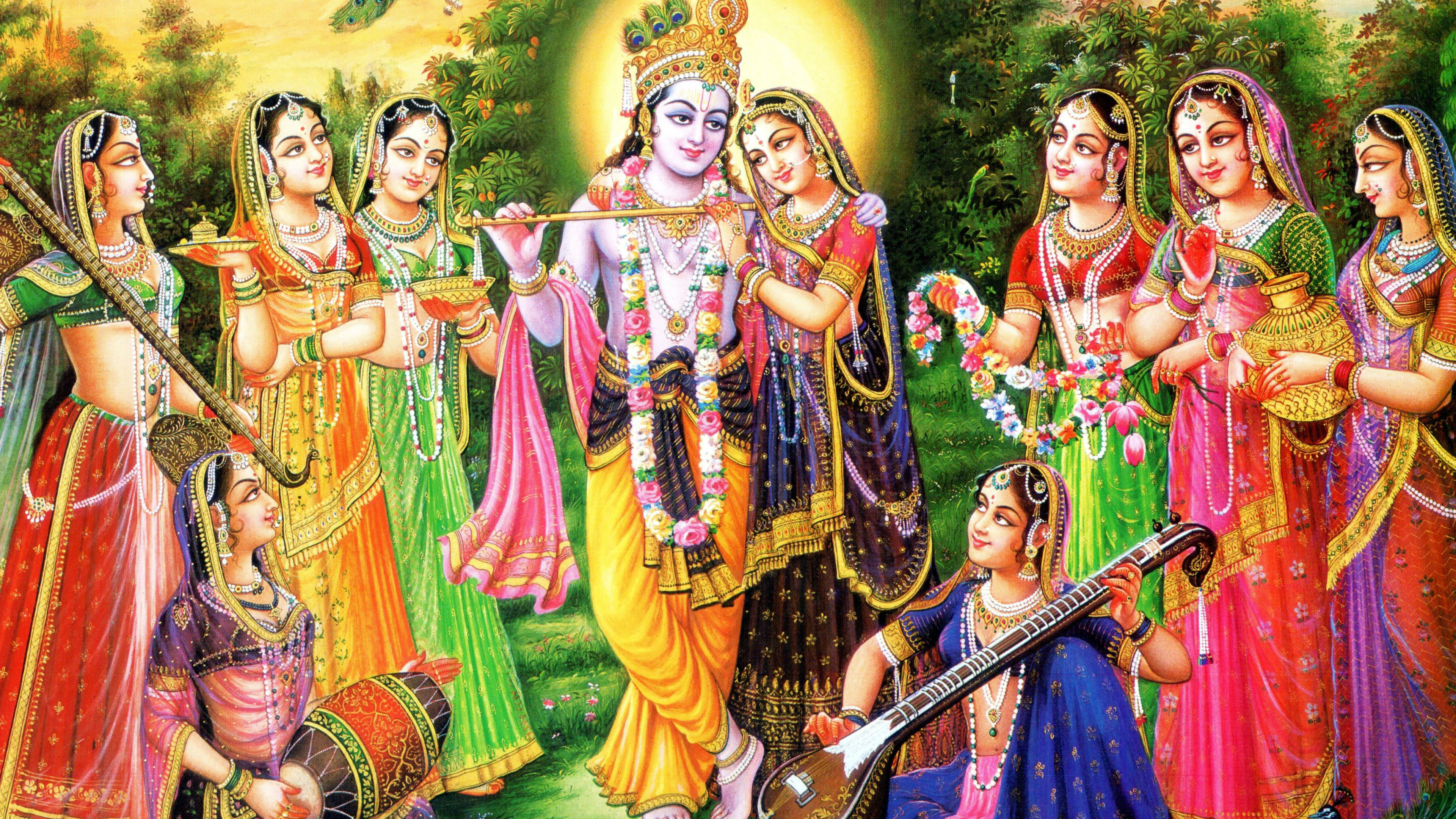 Lord Krishna Most Popular HD Widescreen Wallpaper