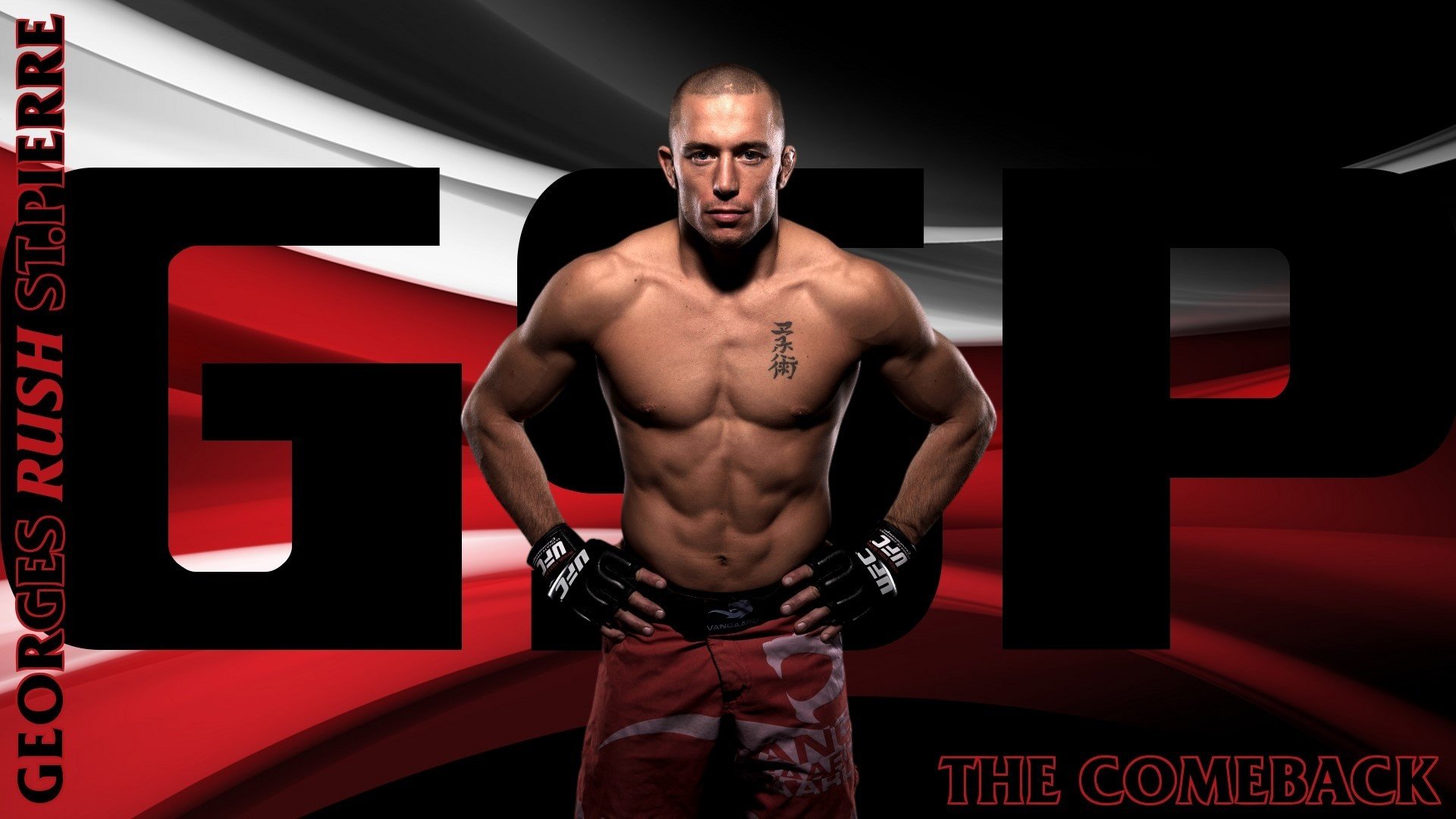 Ufc Georges St Pierre Mma Fighter Martial Wallpaper