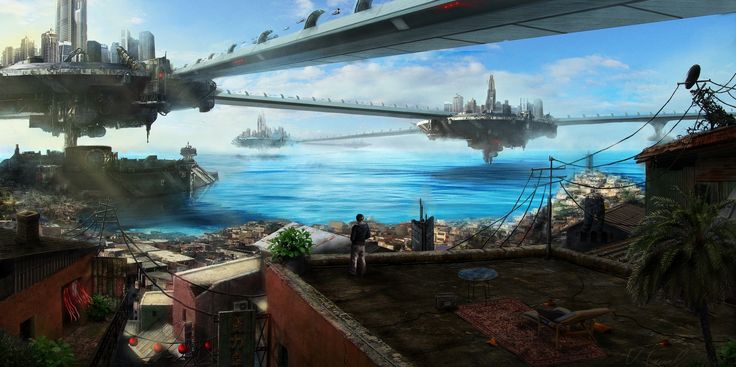 Sci Fi Landscape Wallpaper Futuristic