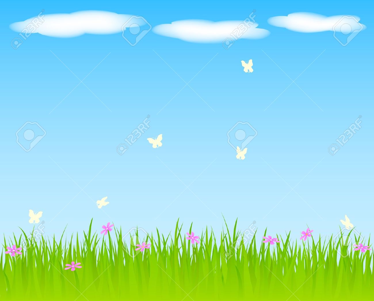 Springtime Background Cliparts Clip Art