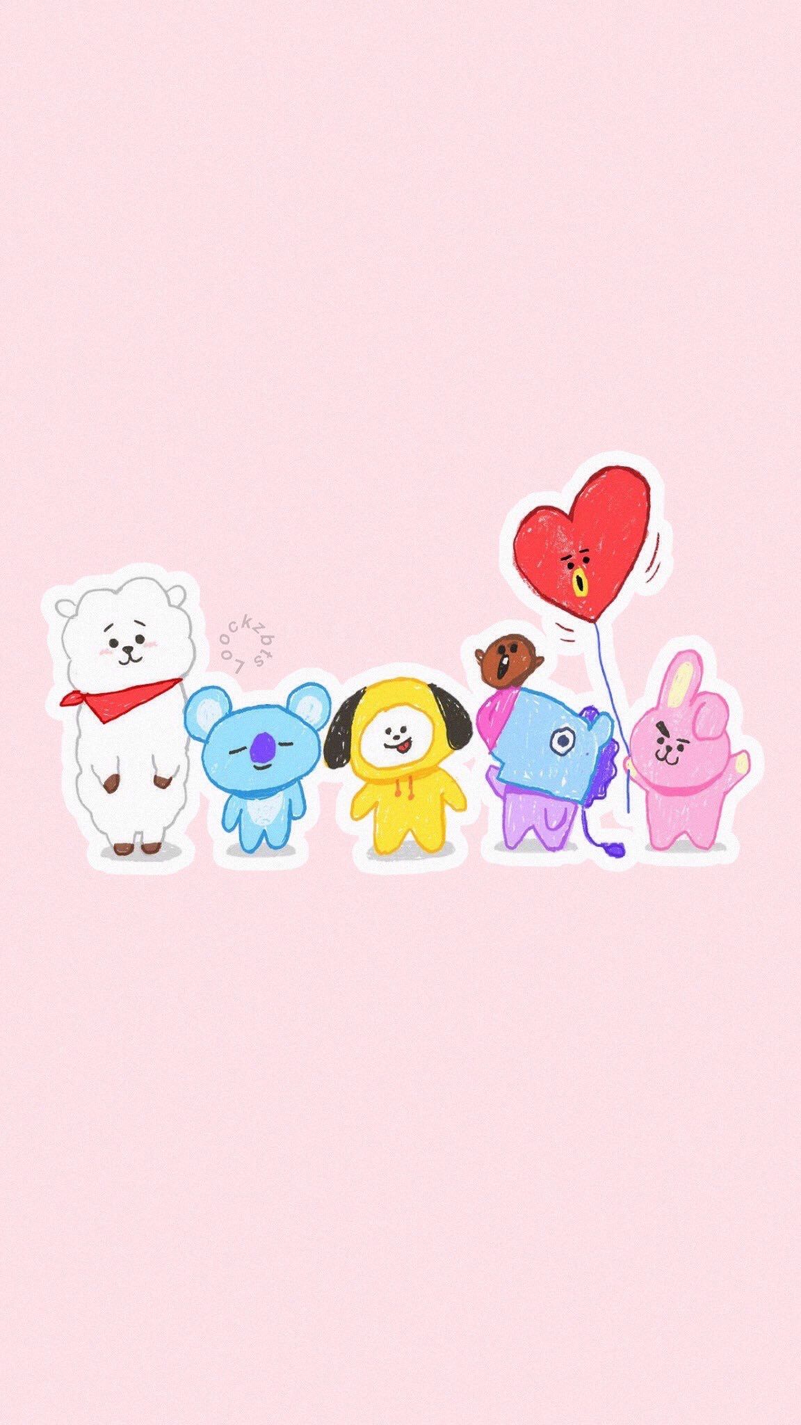Bts Bt21 Wallpaper On