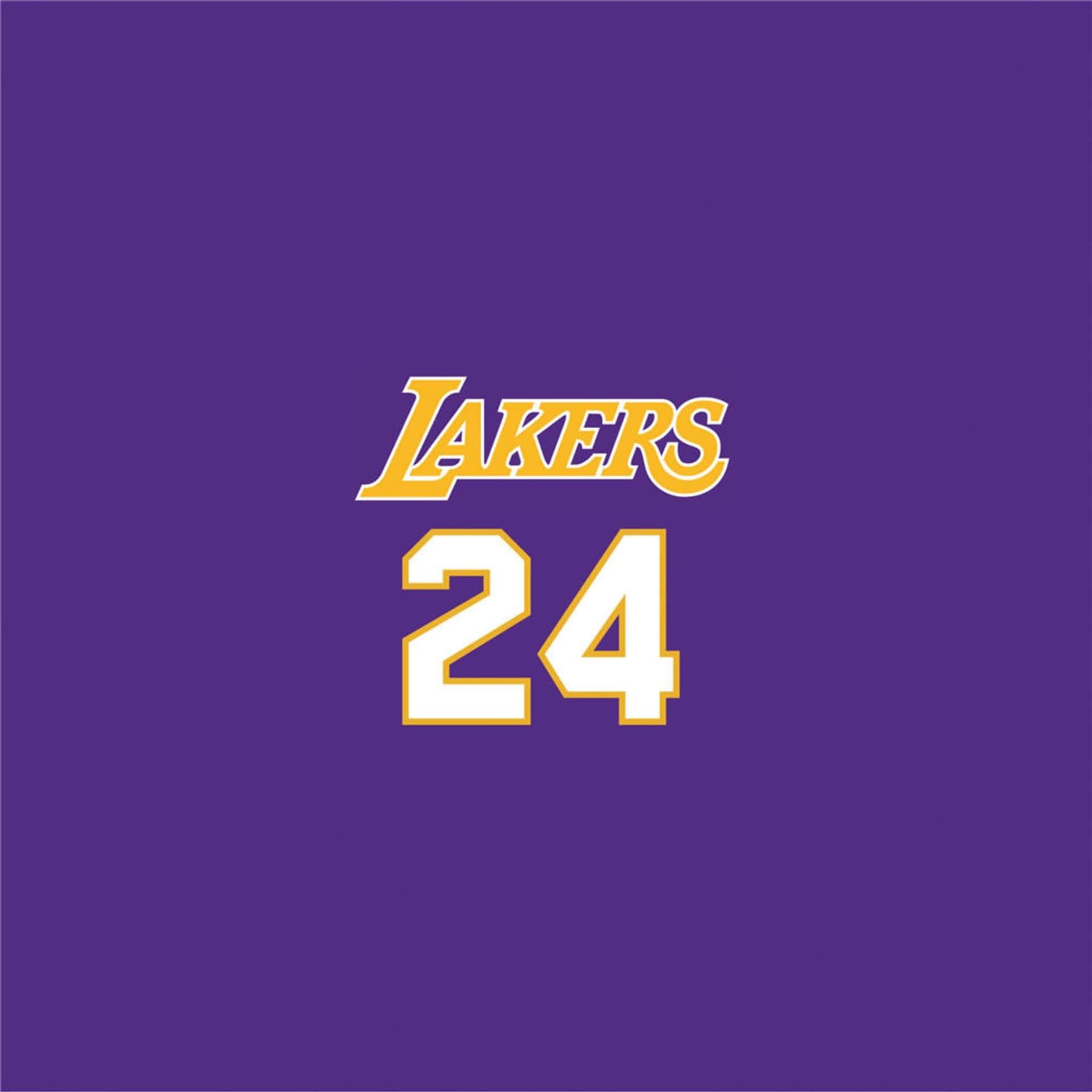 Kobe Bryant Logo Purple Background Wallpaper