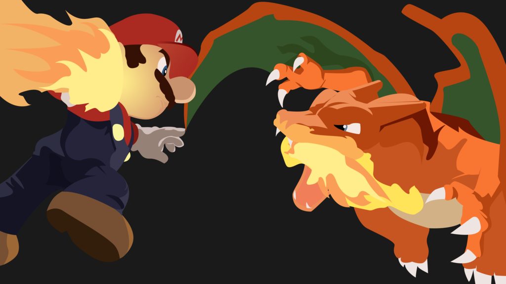 Mario And Charizard Smash Brothers Wallpaper By Browniehooves On