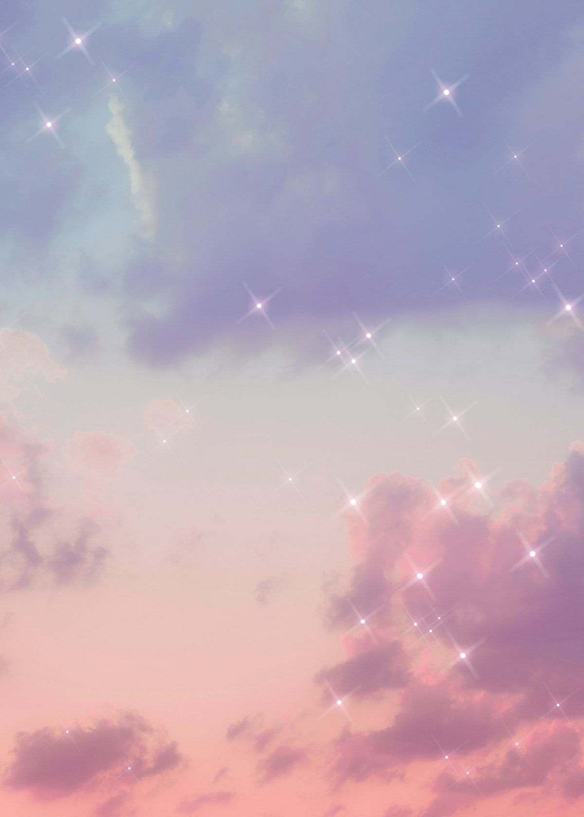 Sparkle Cloud Pastel Background Image By Rawpixel