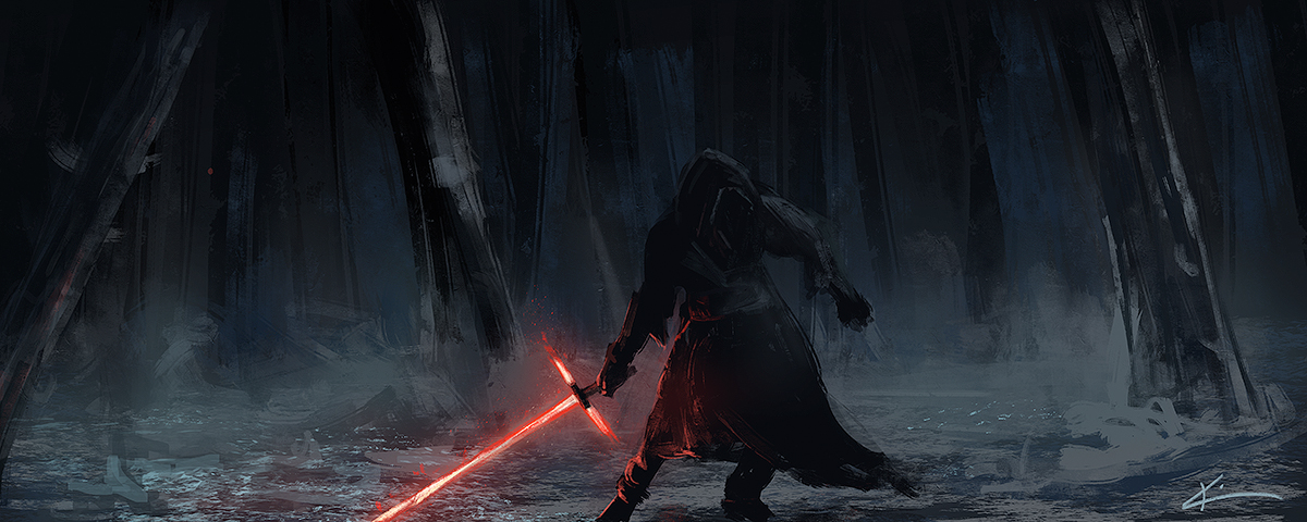 The Force Awakens by apfelgriebs 1200x480