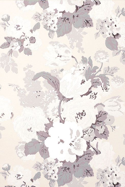 Anna French Wallpaper And Fabric Wild Flora Bouquet Chalk S