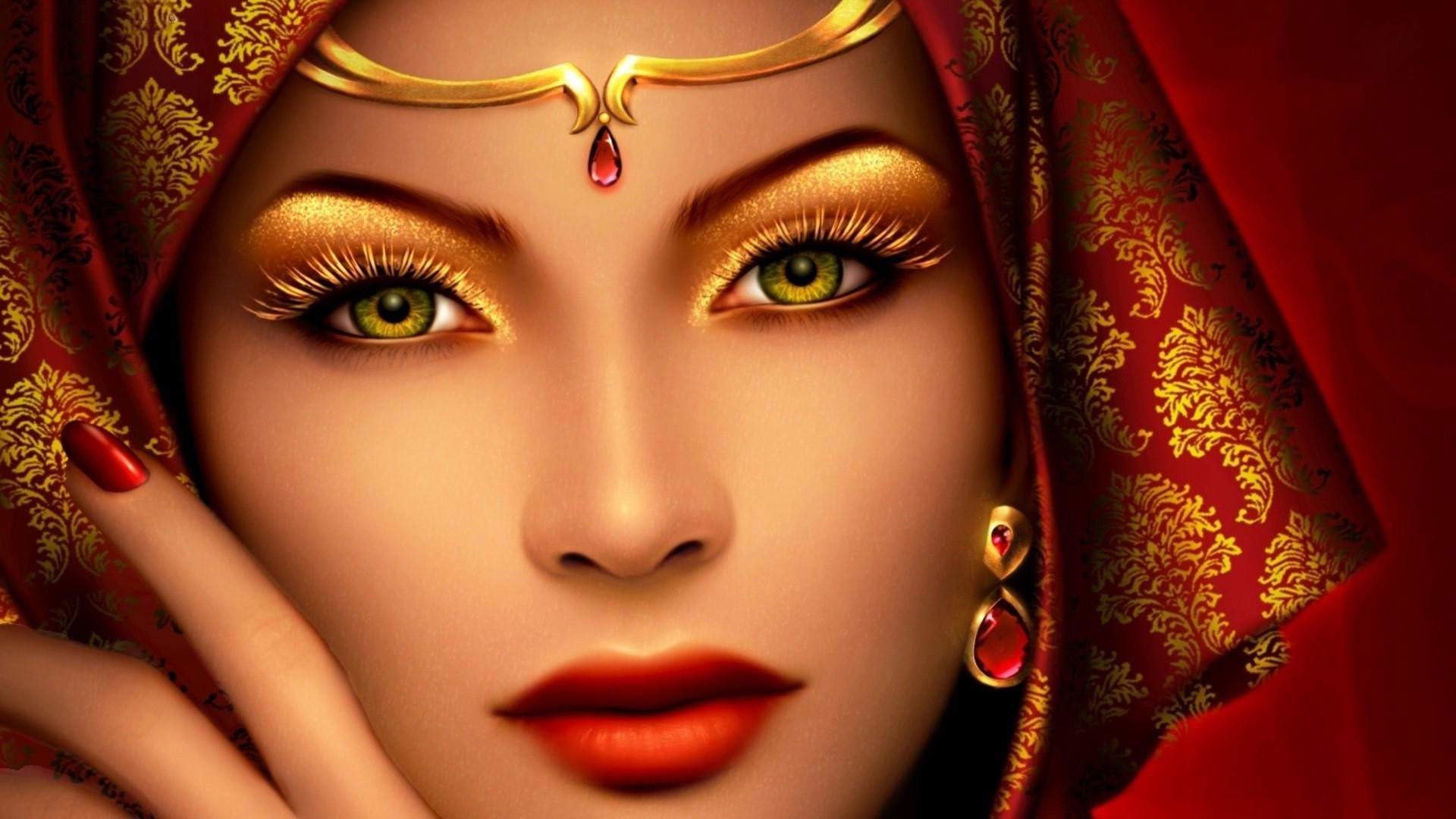 Beautiful Women Faces Wallpaper