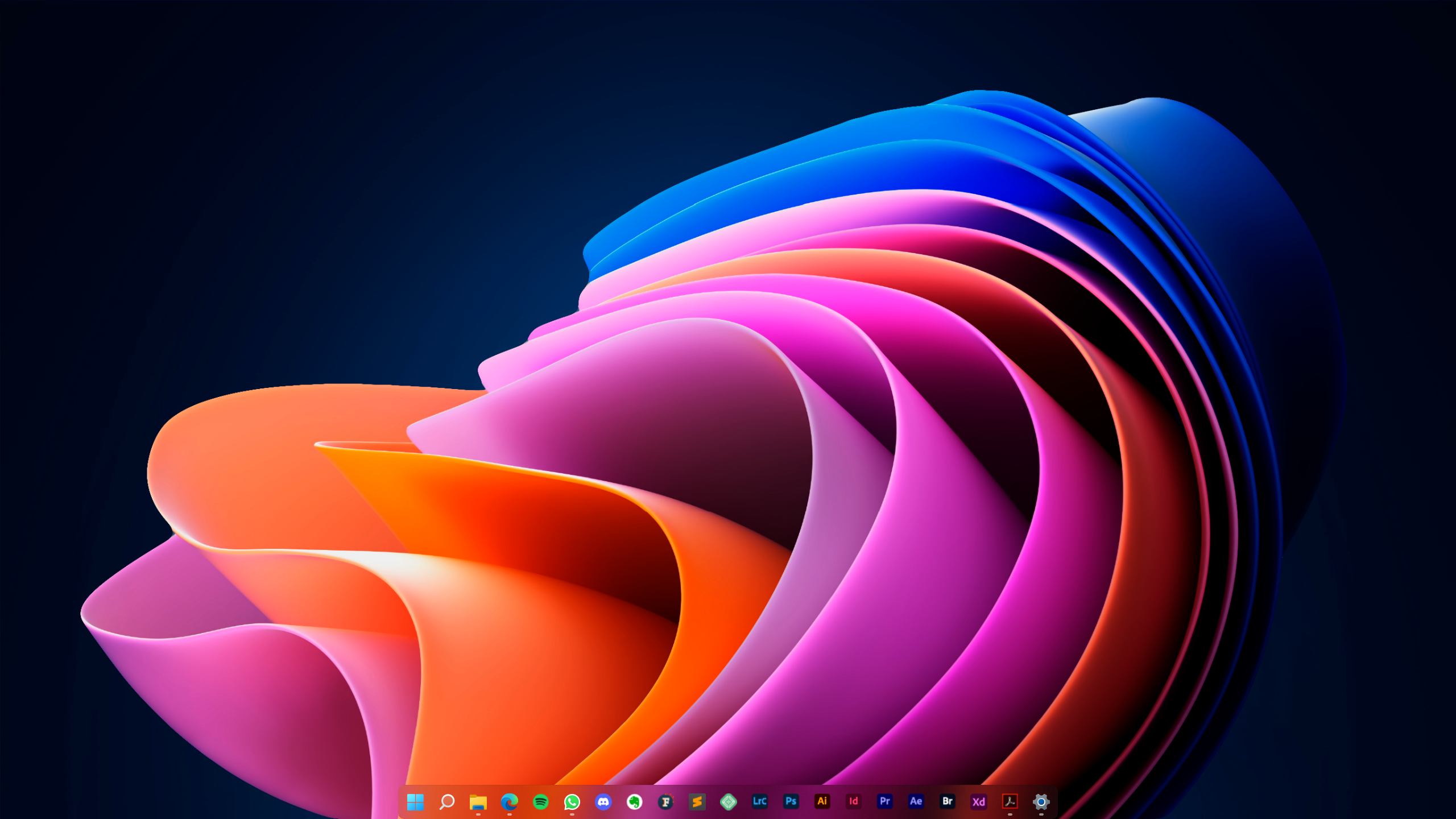 Windows 11 Wallpaper 4K, Dark aesthetic, Dark Mode, Waves