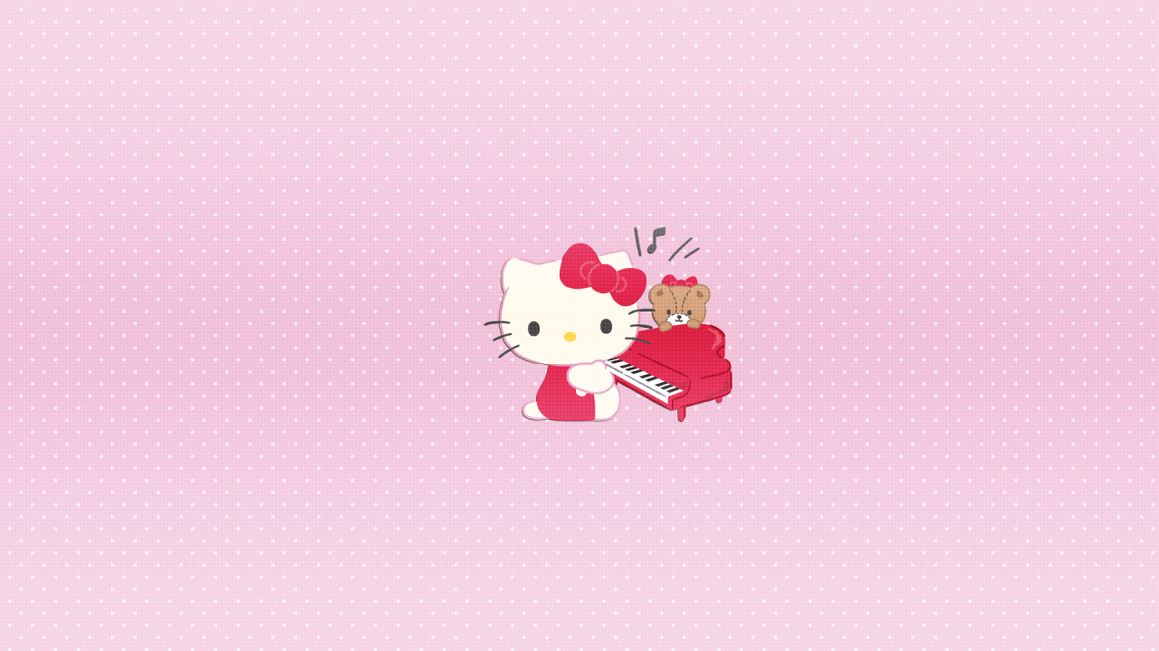 Be Positive Hello Kitty Desktop Wallpaper Quick Edit