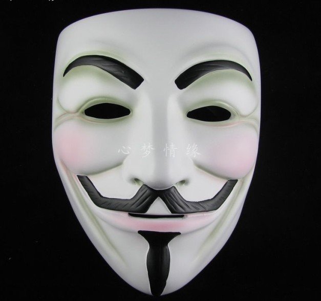 The V For Vendetta Mask Currently Being Used By Occupy Movement