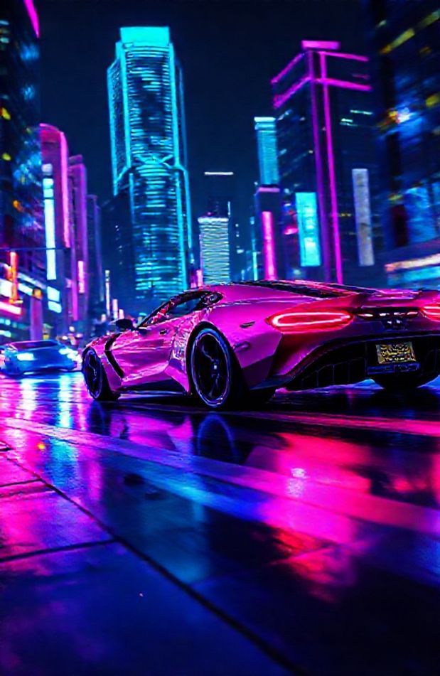 Neon Car Wallpaper
