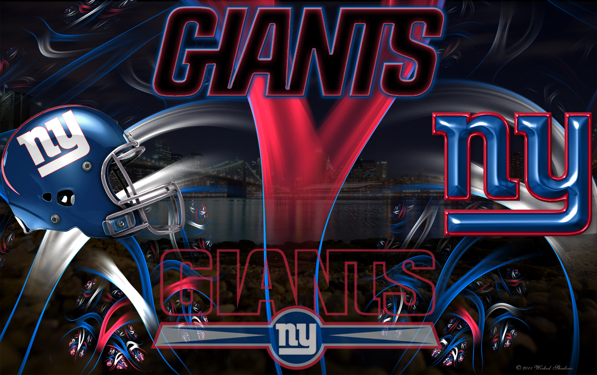 Wallpaper By Wicked Shadows New York Giants