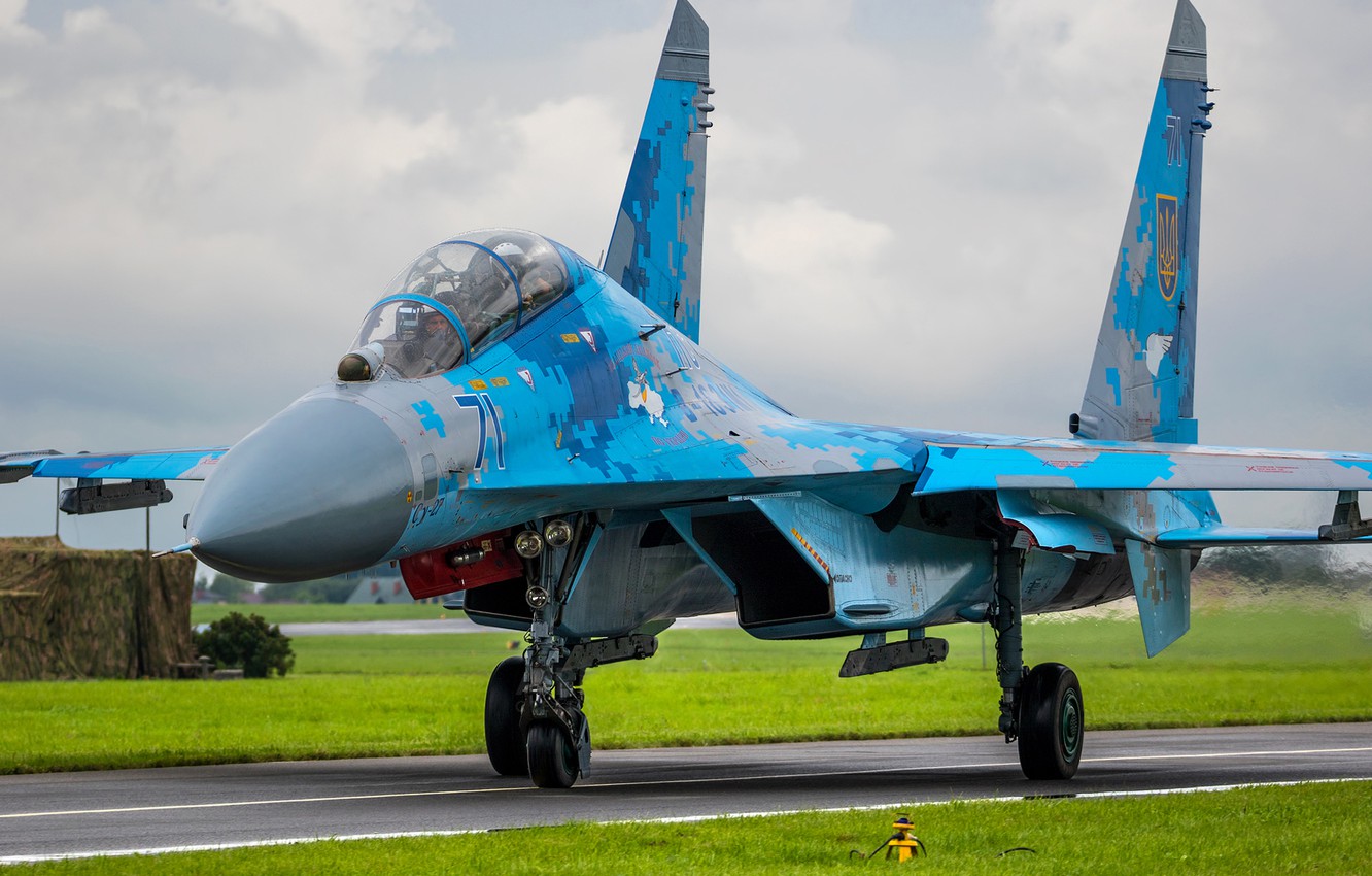 Wallpaper Fighter Ukraine Su Pilot 27ub Chassis