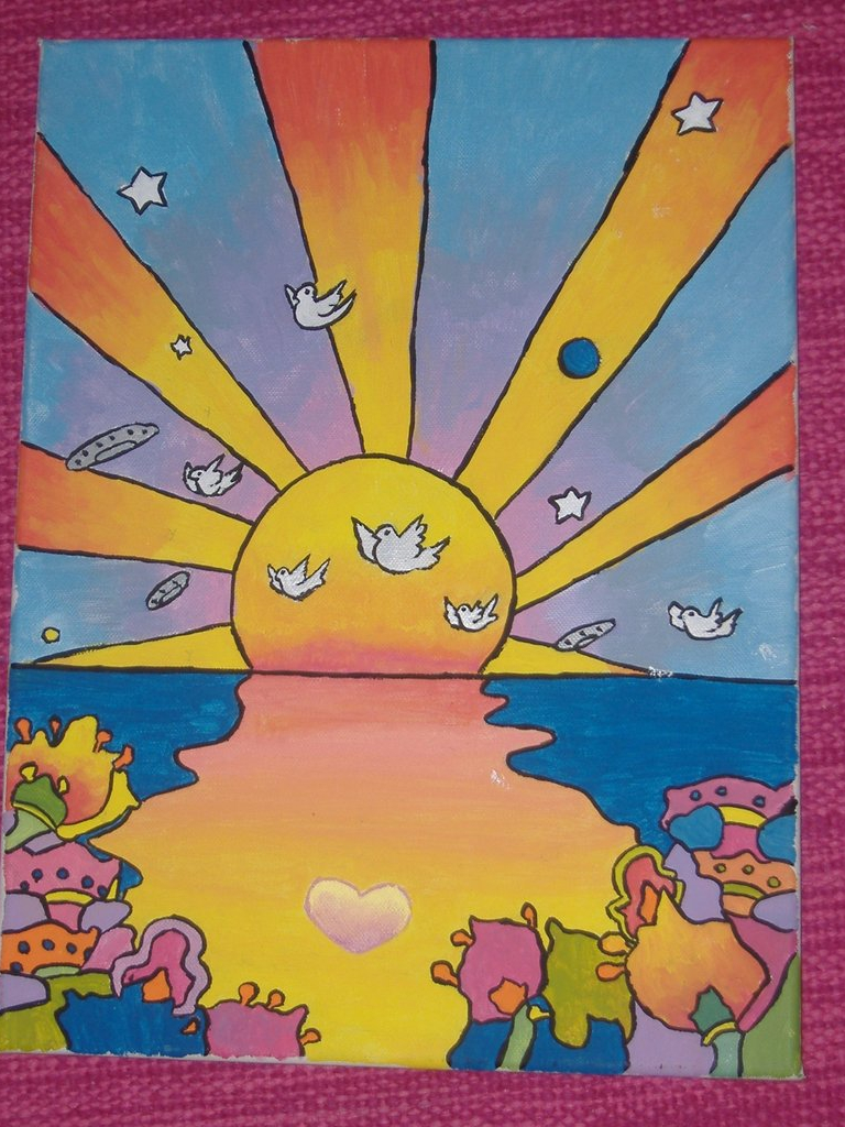 Free download Peter Max Painting by AayaAnime [for your
