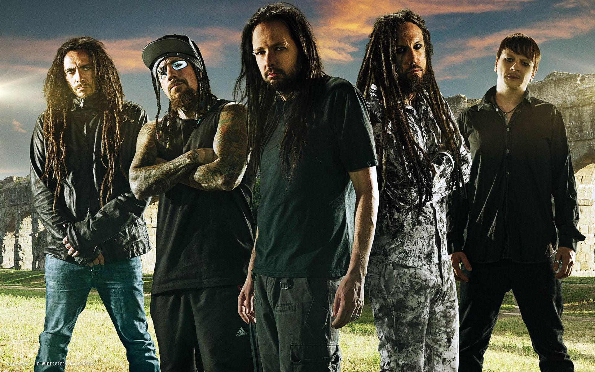 Korn Music Band Group HD Widescreen Wallpaper Bands