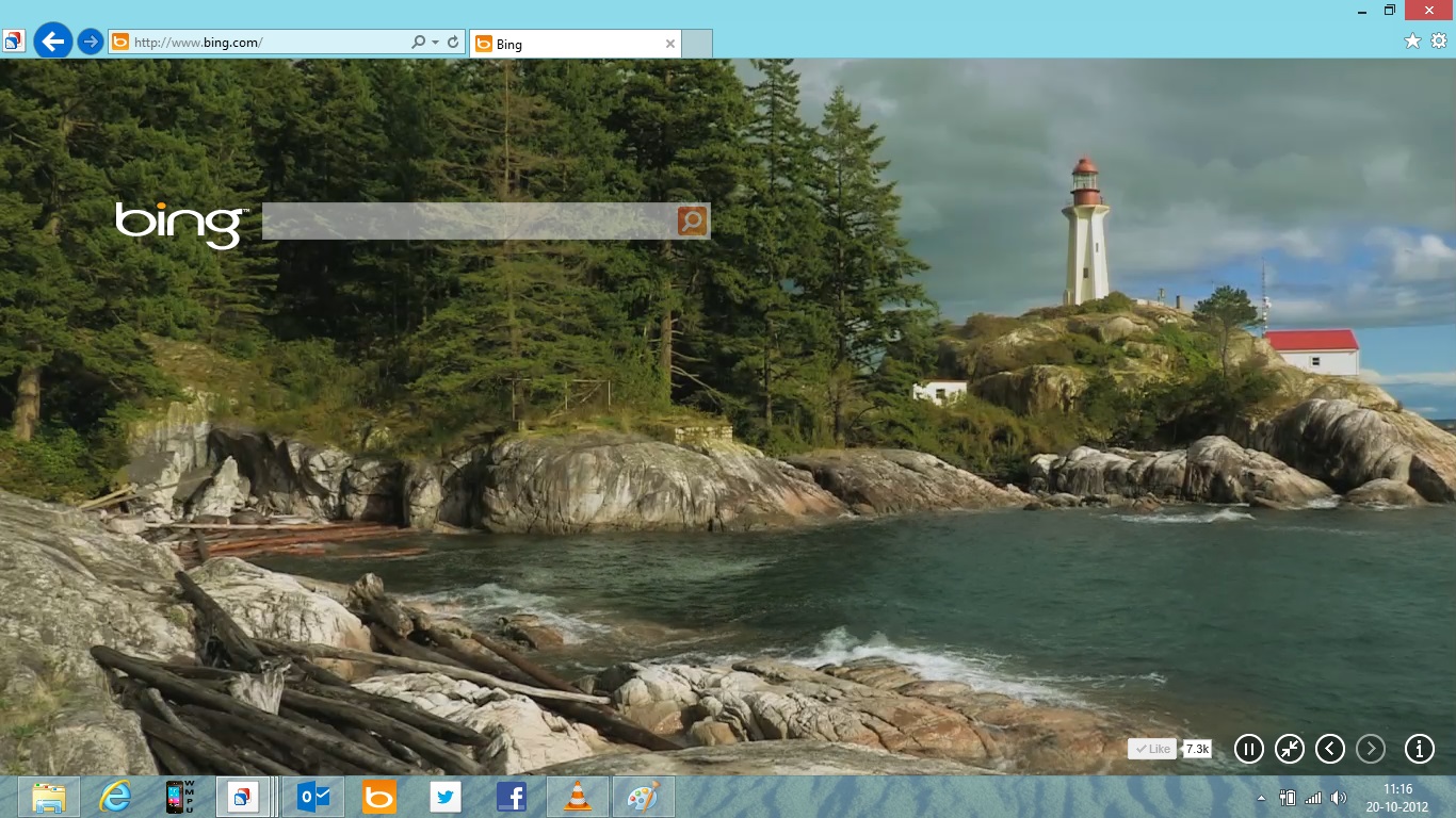 Microsoft News New Bing Home Now Adds Full Screen Option