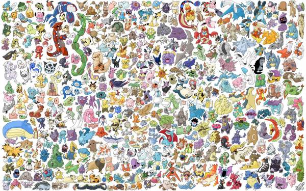 Cartoon Pokemon All Characters Desktop Wallpaper Hq