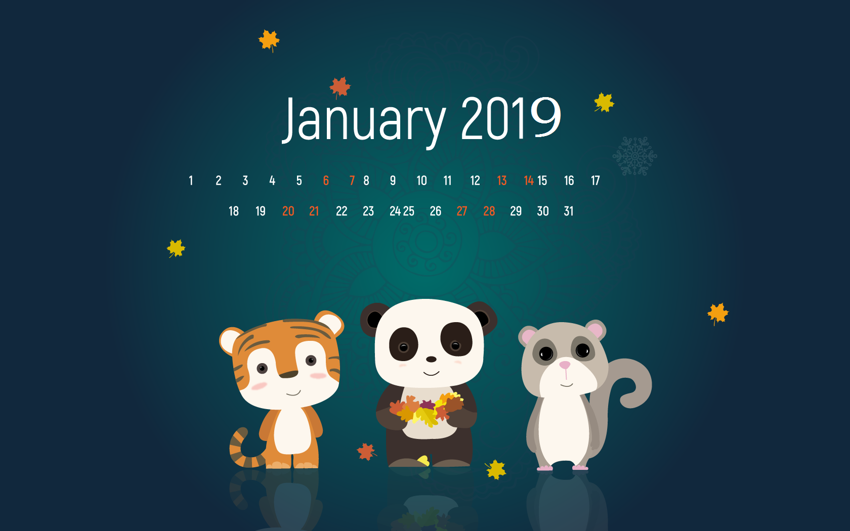 January 2019 HD Calendar Wallpapers Calendar 2019 1680x1050