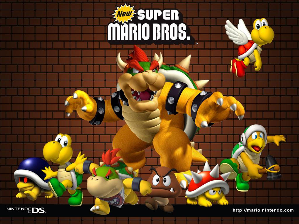 To Use This Super Mario Brothers Picture As Your Desktop Wallpaper