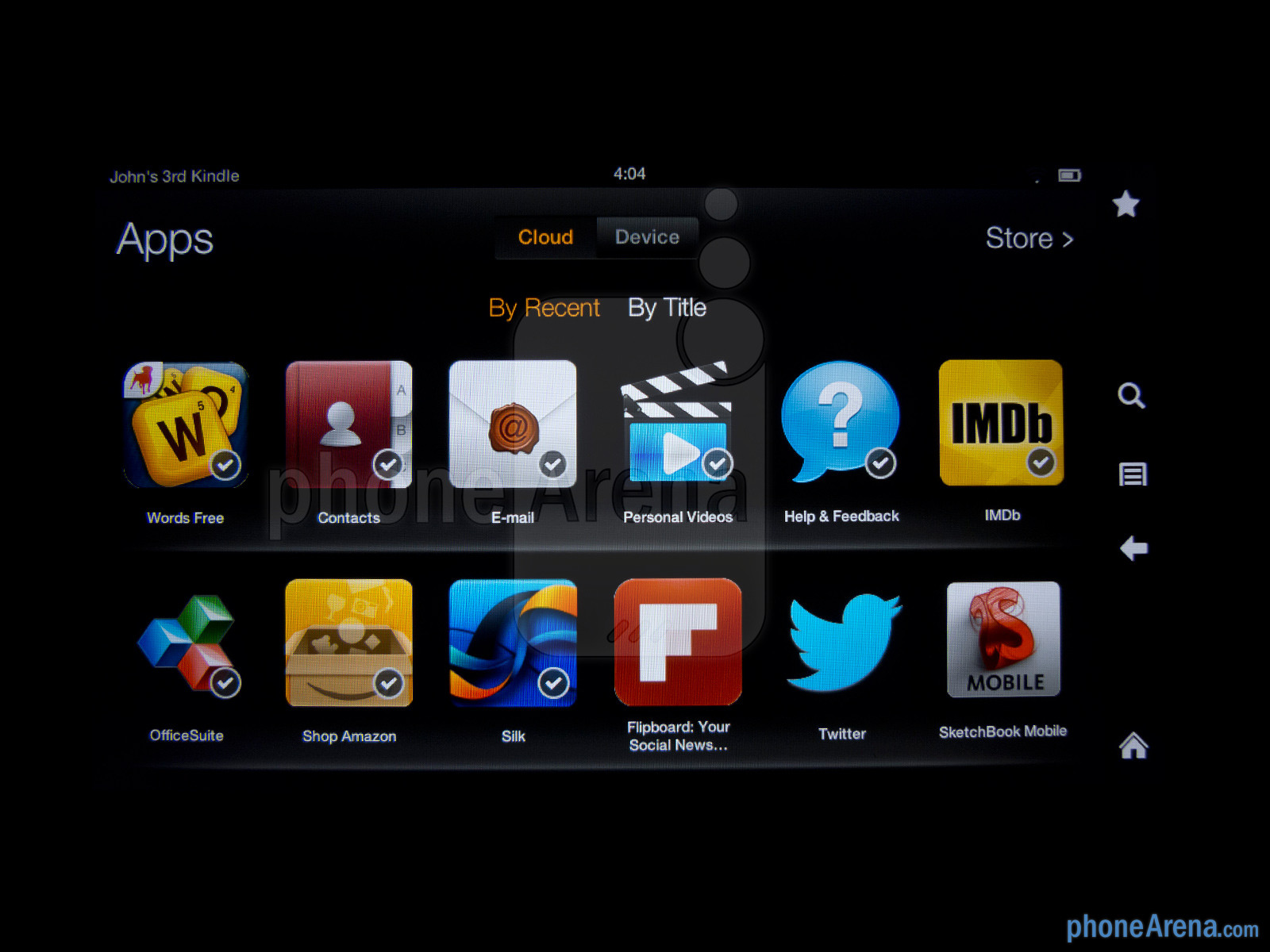 And On The Amazon Kindle Fire HD Apps Directories