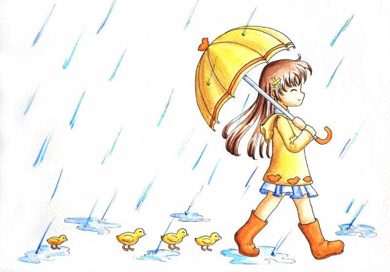 April Showers by Dawnie chan on