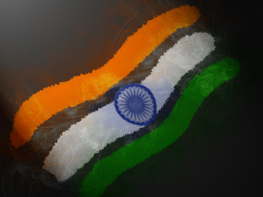 India Flag Art Wallpaper High Quality Desktop