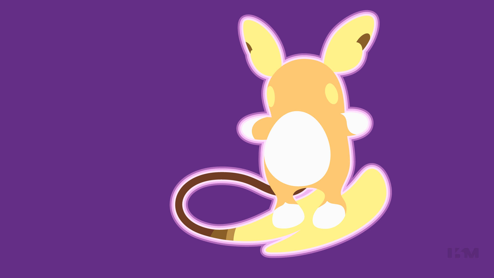 Minimalist Art Of Raichu 8y9j2xiwhincjwcy Wallpaper