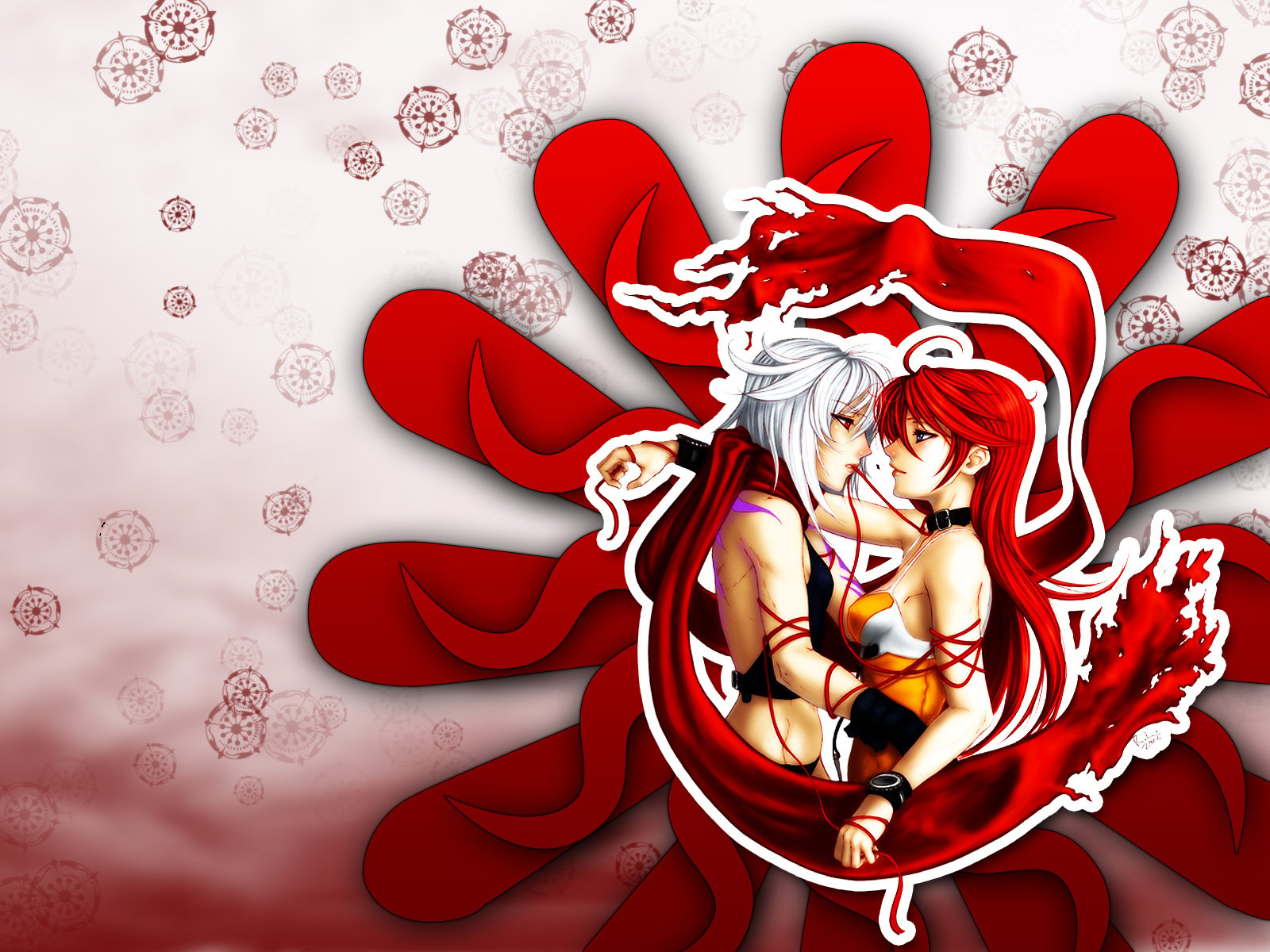 Red Anime Pcwallpapers 1600x1200