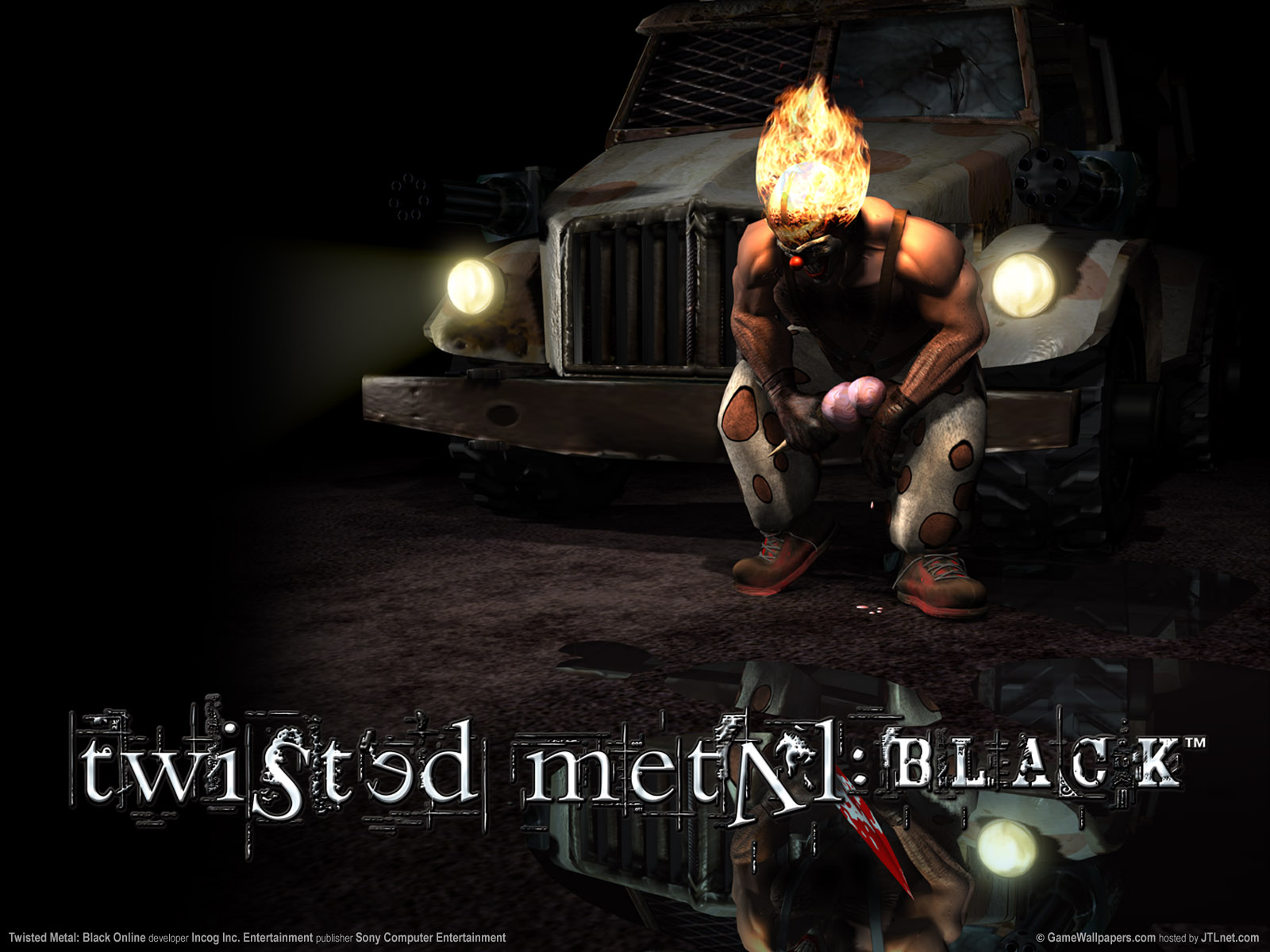 Free download 1600x1200 Twisted Metal Black desktop PC and Mac 