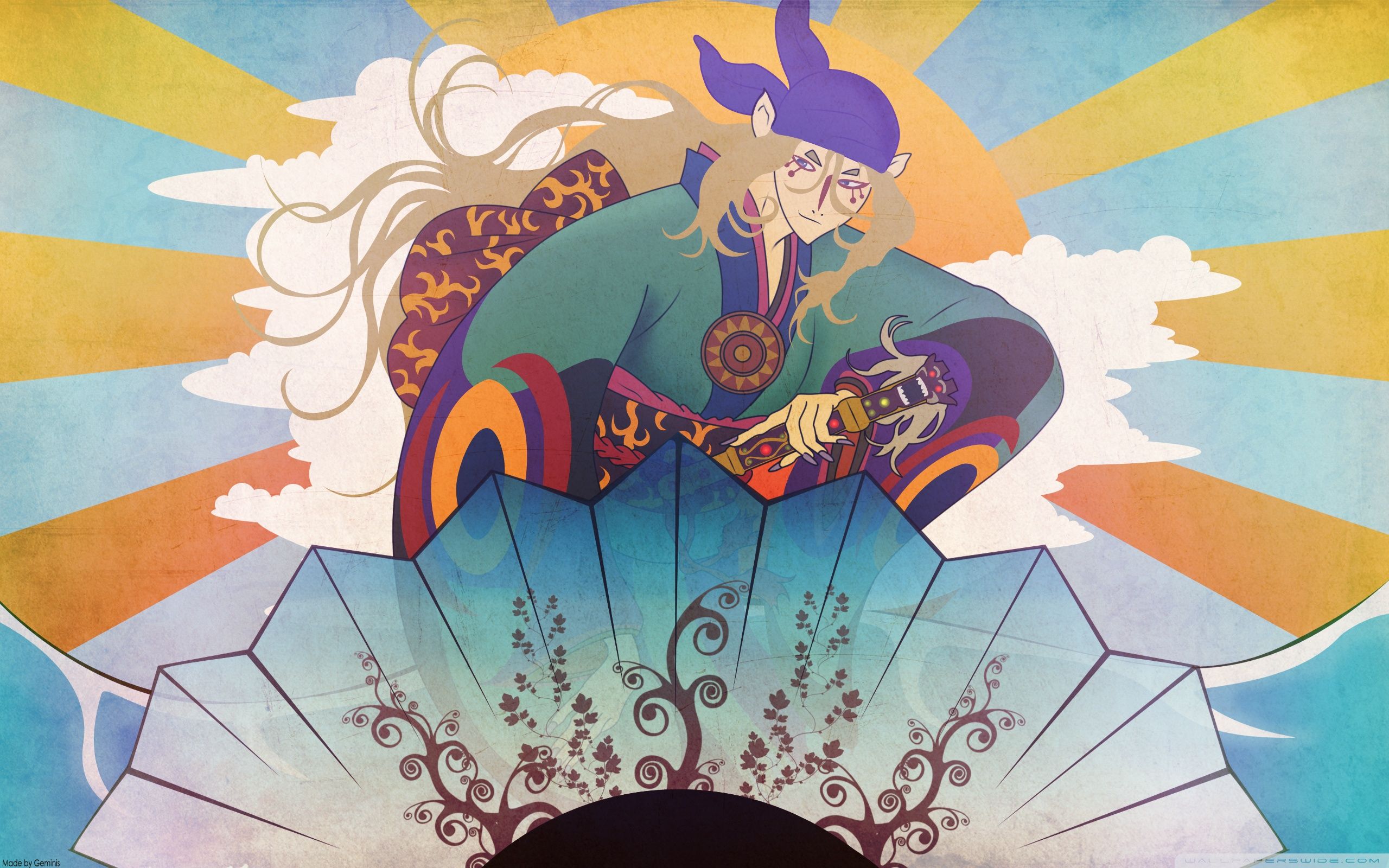 Wallpaper Mononoke Anime Cartoon Cloud Plant Background  Download  Free Image