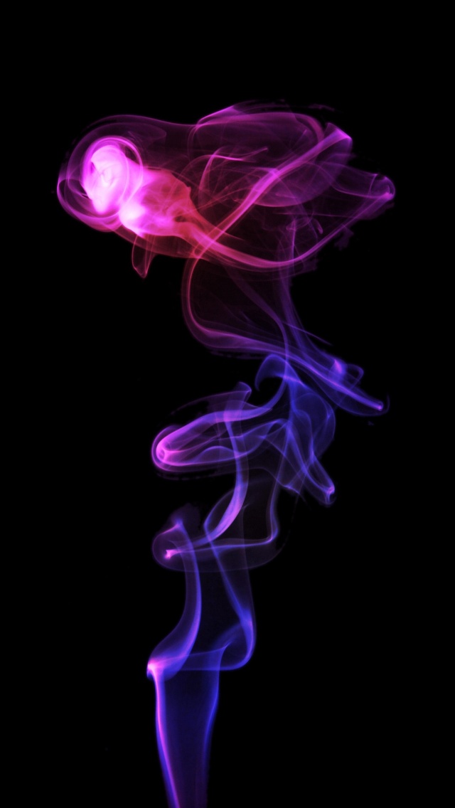 Purple Abstract Smoking iPhone Wallpapers Free Download
