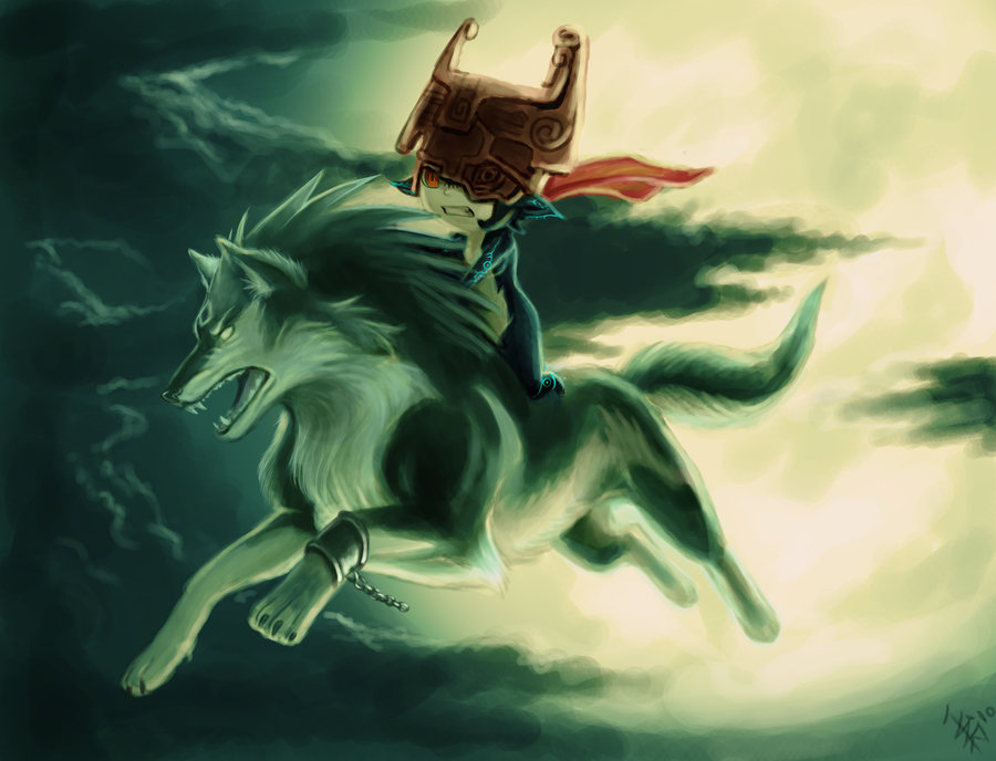 Midna And Wolf Link By Nocturnalmoth Jpg Zeldapedia The Legend