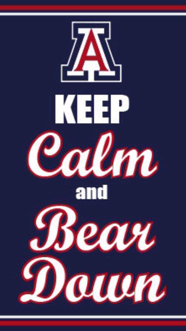 Keep Calm And Bear Downarizona Wildcats Life Bears Sports Keepcalm