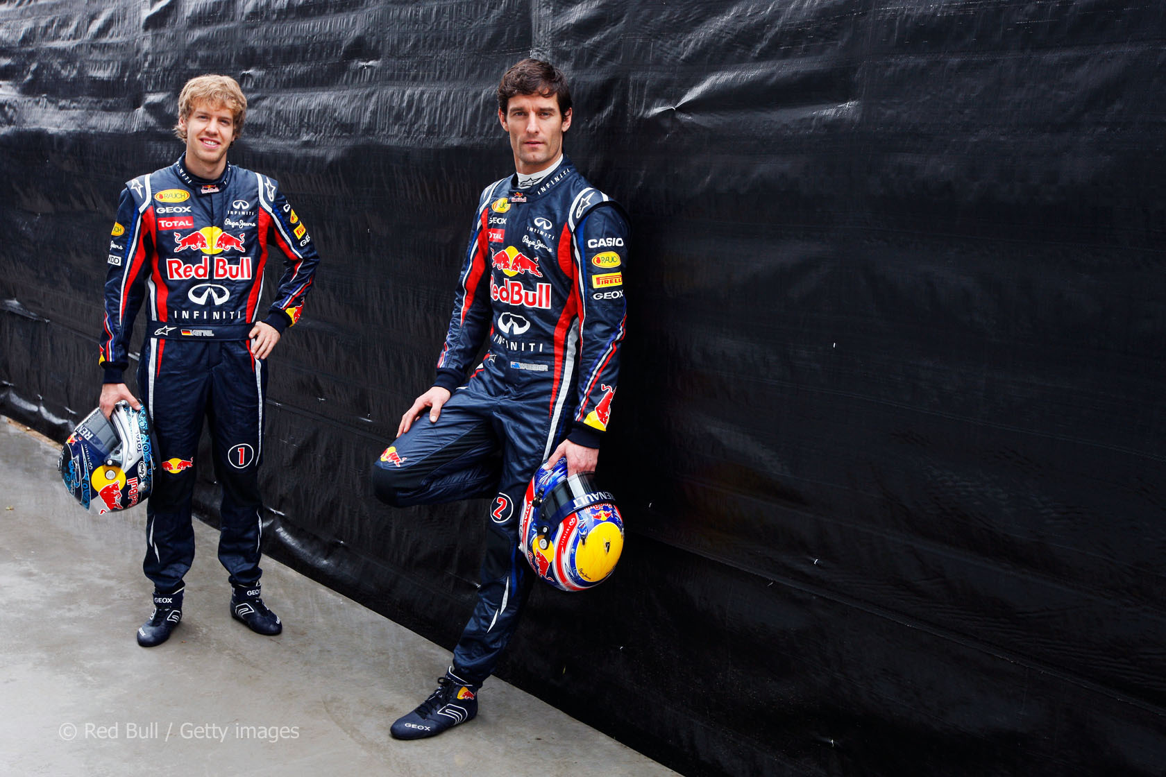 Webber And Vettel Mark Photo