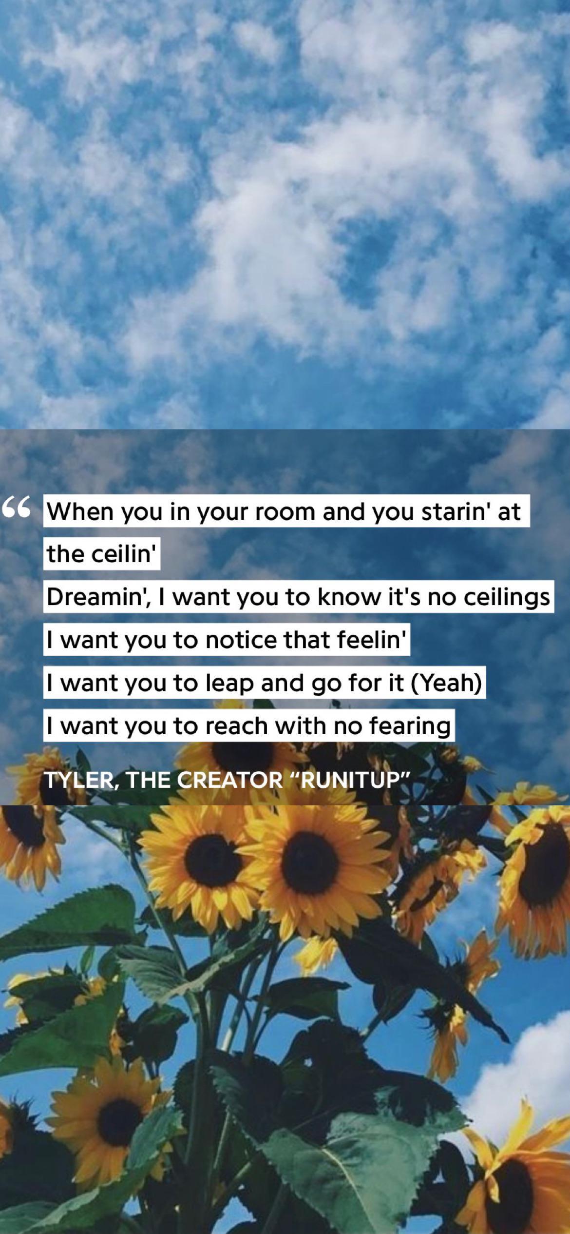 I Made A Wallpaper To My Favorite Lyrics R Tylerthecreator