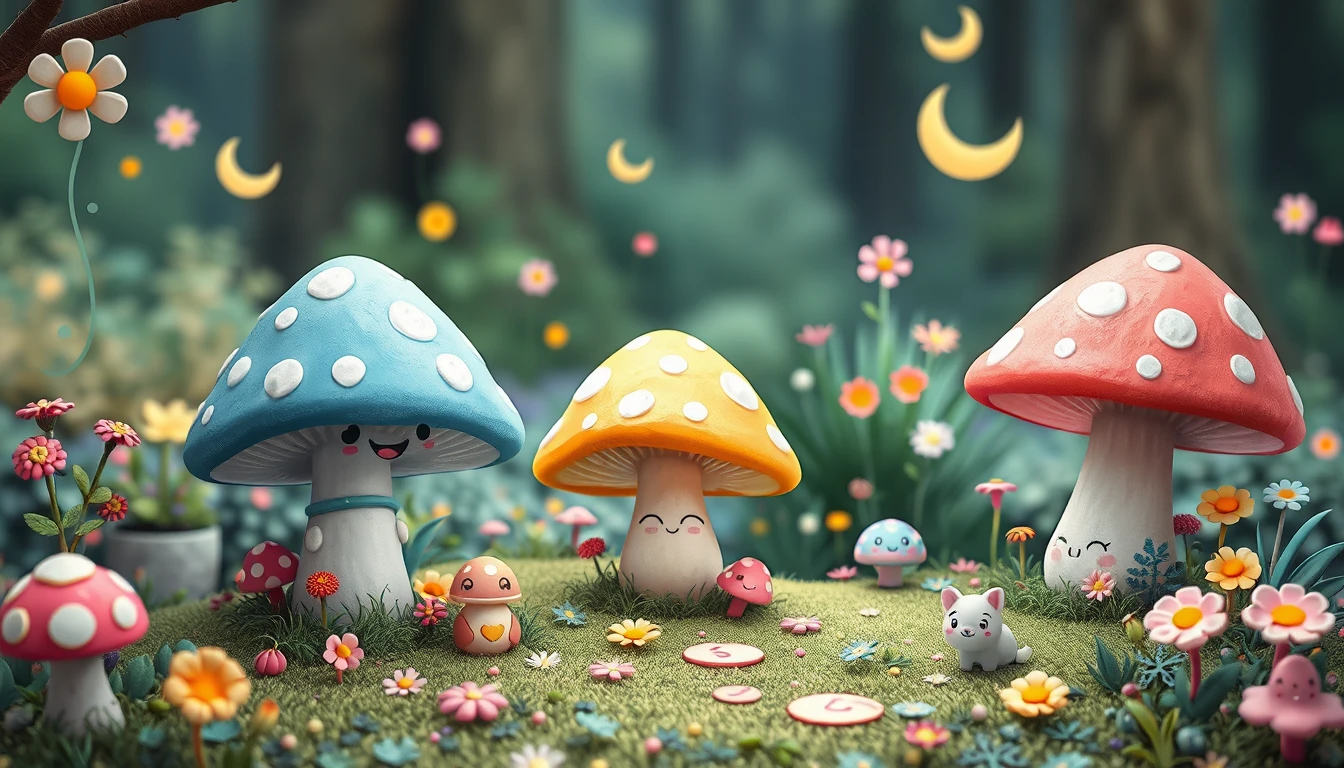 🔥 Download Kawaii Mushroom Wallpaper by @carriej3 | Kawaii Mushroom ...